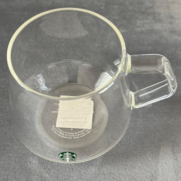 Starbucks Clear Glass Mug, 16 Fl Oz NWT - Picture 5 of 5